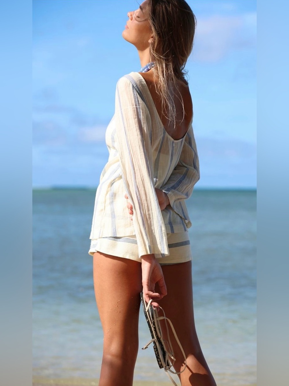 Free People-free-est Collection ~ Salt And Stripes Short Set ~ Small ~ * NWT * - Picture 9 of 14